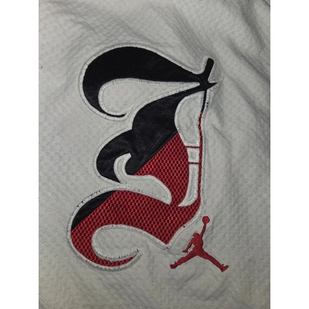 Vintage Jordan 23 Sleeveless Basketball Jersey White Red Black Men's XL EUC Read